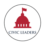 Civic Leaders icon: a red domed building with a flag above the words Civic Leaders.